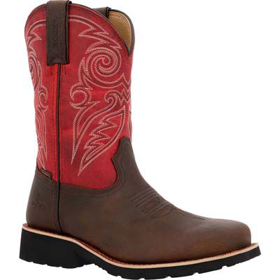 Womens steel toe western boots new arrivals