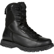 Rocky Women's Portland 8" Black Side Zip Waterproof Public Service Boot