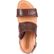 4EurSole Sprightly Women's Brown Low Wedge Slingback Sandal, , large