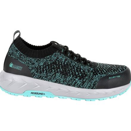 Rocky Women s WorkKnit LX Alloy Toe Athletic Work Shoe RKK0272
