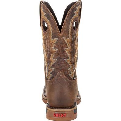 Rocky Long Range 11" Waterproof Western Boot, , large