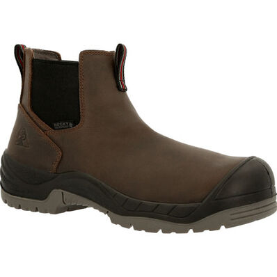 Rocky Worksmart Waterproof Composite Toe Work Chelsea Boot, , large