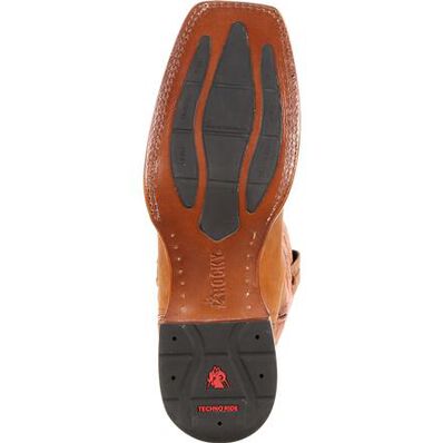 Rocky Techno-Ride Waterproof Western Work Boot, , large
