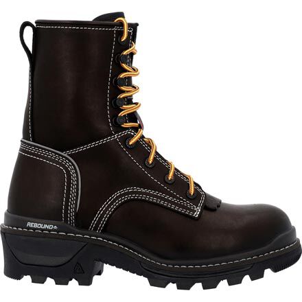 Logger work boots on sale top