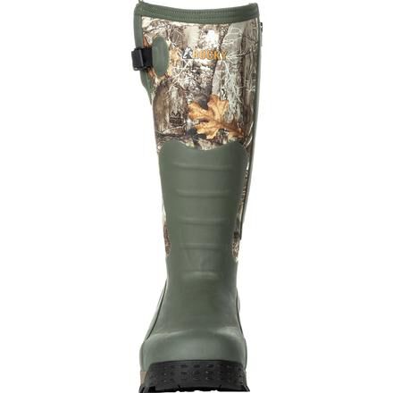 Insulated rubber best sale boots with zipper