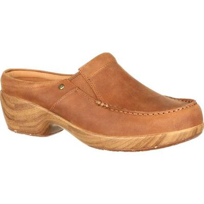 4Eursole Comfort 4Ever Women's Tan Moc-Toe Slide, , large
