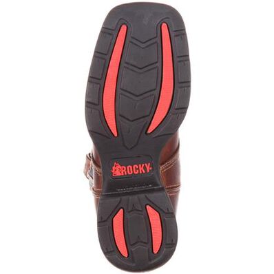 Rocky LT Big Kids' Waterproof Saddle Western Boot, , large