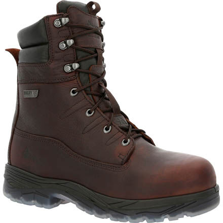 8 inch soft 2025 toe work boots