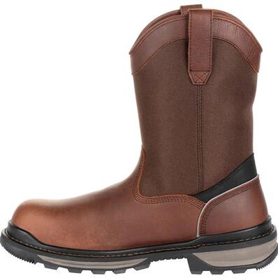 Rocky Rams Horn Waterproof Composite Toe Pull-On Work Boot, , large