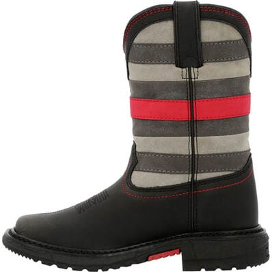 Rocky Red Line Big Kid Western Boot, , large