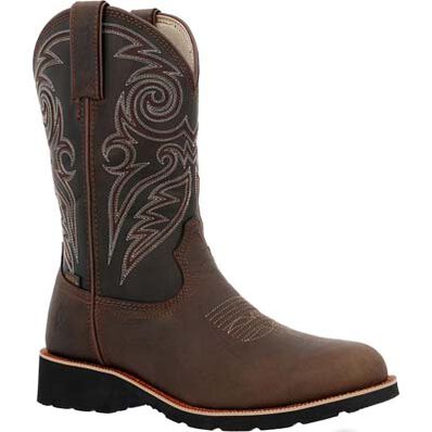 Rocky MonoCrepe 12” Steel Toe Western Boot, , large