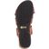 4EurSole Spring Mist Women's Dusty Chocolate Flat Cross Strap Slide Sandal, , large