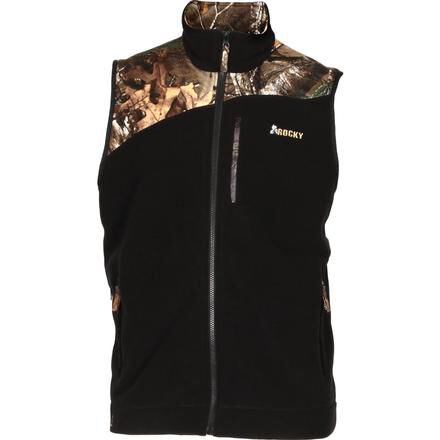 Camo fleece outlet vest mens