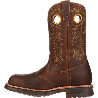 Rocky Original Ride Steel Toe Western Work Boot, , large