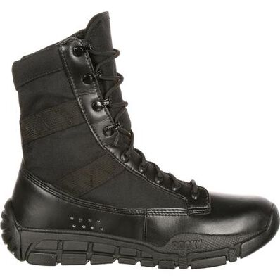Rocky C4T - Men's Military Inspired Black Public Service Boots, RY008