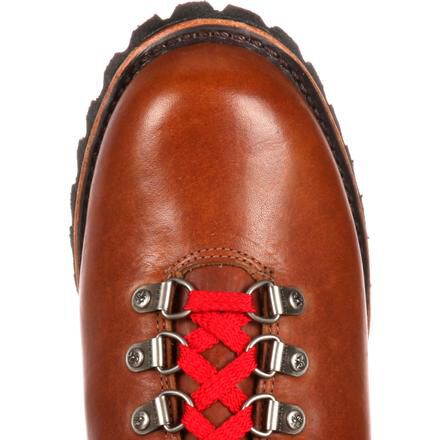 Old school hiking sale boots with red laces