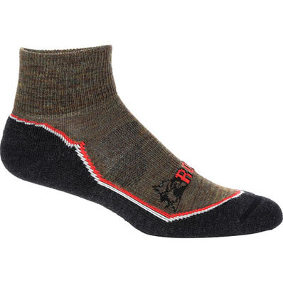 Rocky Outback Hiking Quarter Sock, Loden(Green), large Rocky Outback Hiking Quarter Sock, Loden(Green), large