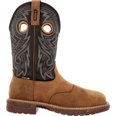 Rocky Original Ride FLX Waterproof Composite Toe Western Boot, , large