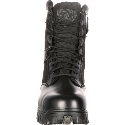 Rocky AlphaForce Zipper Composite Toe Waterproof Public Service Boot 6173