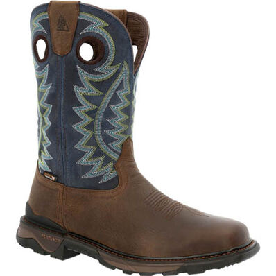 Rocky Carbon 6 Waterproof Pull-On Western Boot, , large