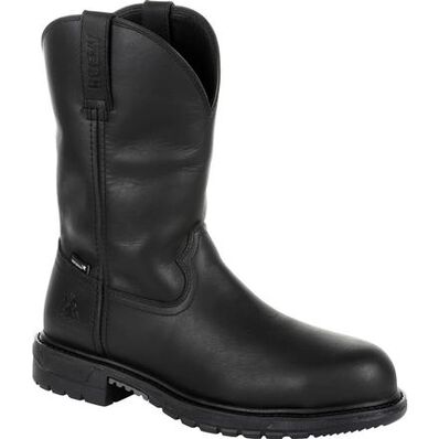 Rocky Original Ride FLX Steel Toe Waterproof Western Boot, , large