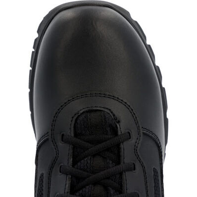 Rocky Cadet 8" Black Side Zip Public Service Boot, , large