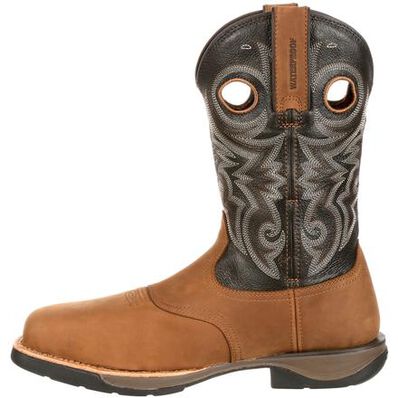 Rocky LT Composite Toe Waterproof Saddle Western Boot, , large