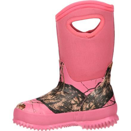 Rocky Core Kid s Pink Camo Waterproof 400G Insulated Boot RKYS122