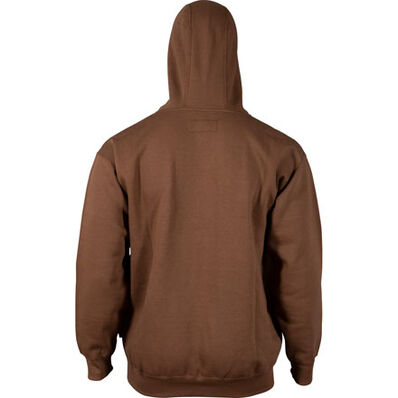 Rocky Worksmart Hooded Sweatshirt, BROWN, large