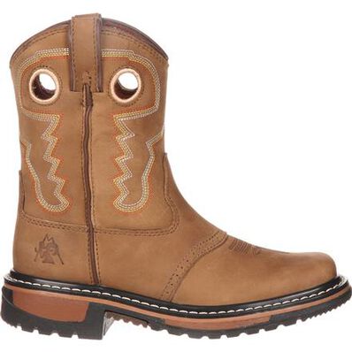 Rocky Ride Little Kid Saddle Western Boot, , large