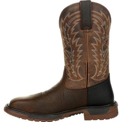 Rocky Original Ride FLX Steel Toe Western Boot, , large