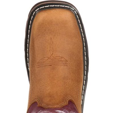 Rocky Farmstead Big Kid Western Boot, , large