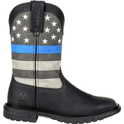 Rocky Blue Line Women's Western Boot, , large Rocky Blue Line Women's Western Boot, , large