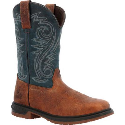 Rocky Worksmart 11” Waterproof Western Boot, , large