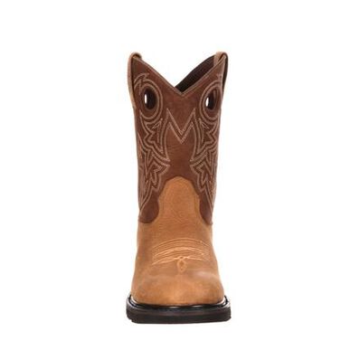 Rocky Farmstead Steel Toe Western Boot, , large