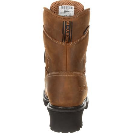 Rocky Sawblade 8 Inch Composite Toe Logger Men s Waterproof Logger Work Boots