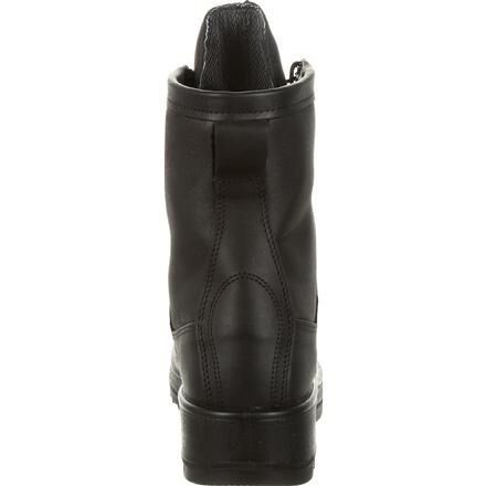 Black hot top weather boots