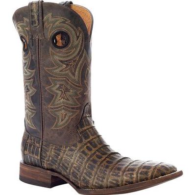 Rocky HandHewn Exotic Western Boot, , large