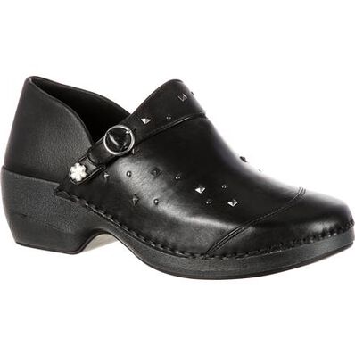 4EurSole Inspire Me Women's Studded Leather Clog, , large