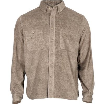 Rocky SilentHunter Classics Fleece Button Shirt, ROCKY TAUPE, large