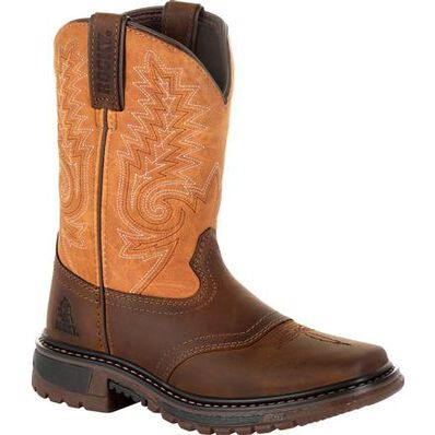 Rocky Big Kids' Ride FLX Western Boot, , large
