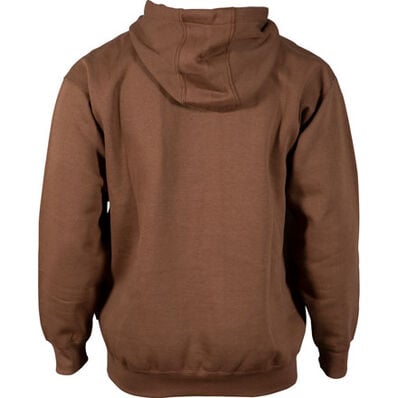 Rocky Worksmart Hooded Sweatshirt, BROWN, large