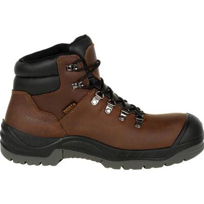 Rocky Women's Worksmart Composite-Toe Work Boot in Brown Size 7