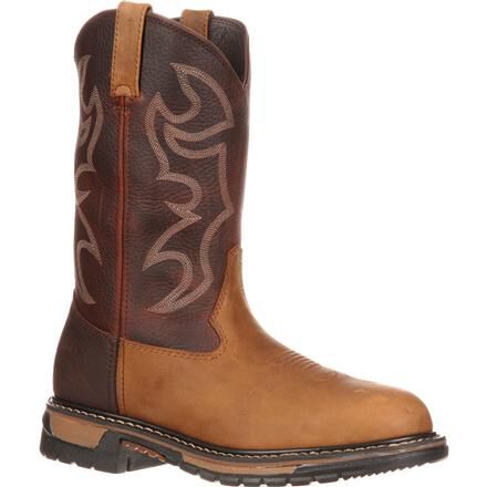 Rocky branson roper on sale steel toe boots