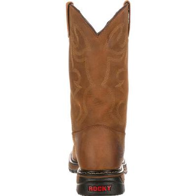 Rocky Original Ride Branson Roper Waterproof Western Boots, , large