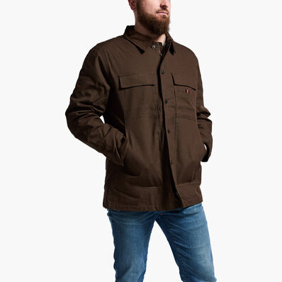 Rocky Worksmart Collared Ranch Coat, Demitasse, large