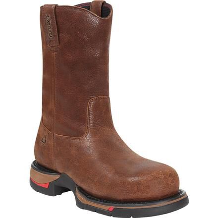 Men s 10 Rocky Long Range Aluminum Toe Waterproof Wellington Style 0006897