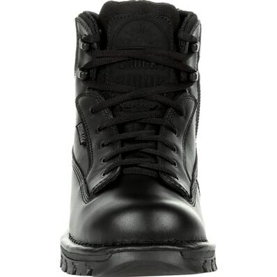 Rocky Portland 6" Black Side Zip Waterproof Public Service Boot, , large