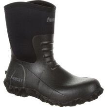 Rocky Core Chore Black Rubber Outdoor Boot