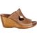 4EurSole Joyful Women's Brown Leather Slide, , large